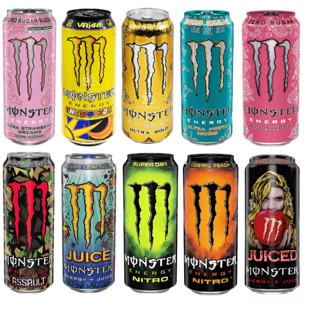 Monster Energy Importado da Irlanda 500 ML Vários Sabores