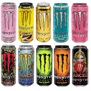 Monster Energy Importado da Irlanda 500 ML Vários Sabores