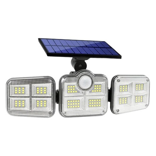 Holofote Led Ecolight Solar Com 3 Cabeças 800w Frete Grátis