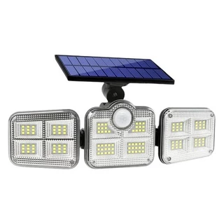 Holofote Led Ecolight Solar Com 3 Cabeças 800w Frete Grátis