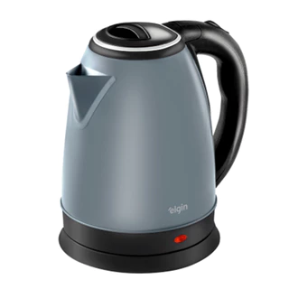 Chaleira Elétrica Inox Cinza Lunar 2 Litros 1200W 220V Elgin