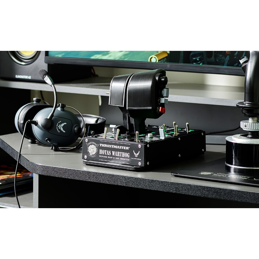 Thrustmaster Hotas Warthog Joystick Flight Stick + Throttle