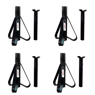 Kit Com 4 Cavaletes Tripé De Apoio Para Carros - Até 2 Ton