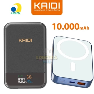 Power Bank 10.000 mah Carregador Portátil Magnético Bateria Externa Compátivel com Magsafe KD998 KD 998 KD-998 KD951