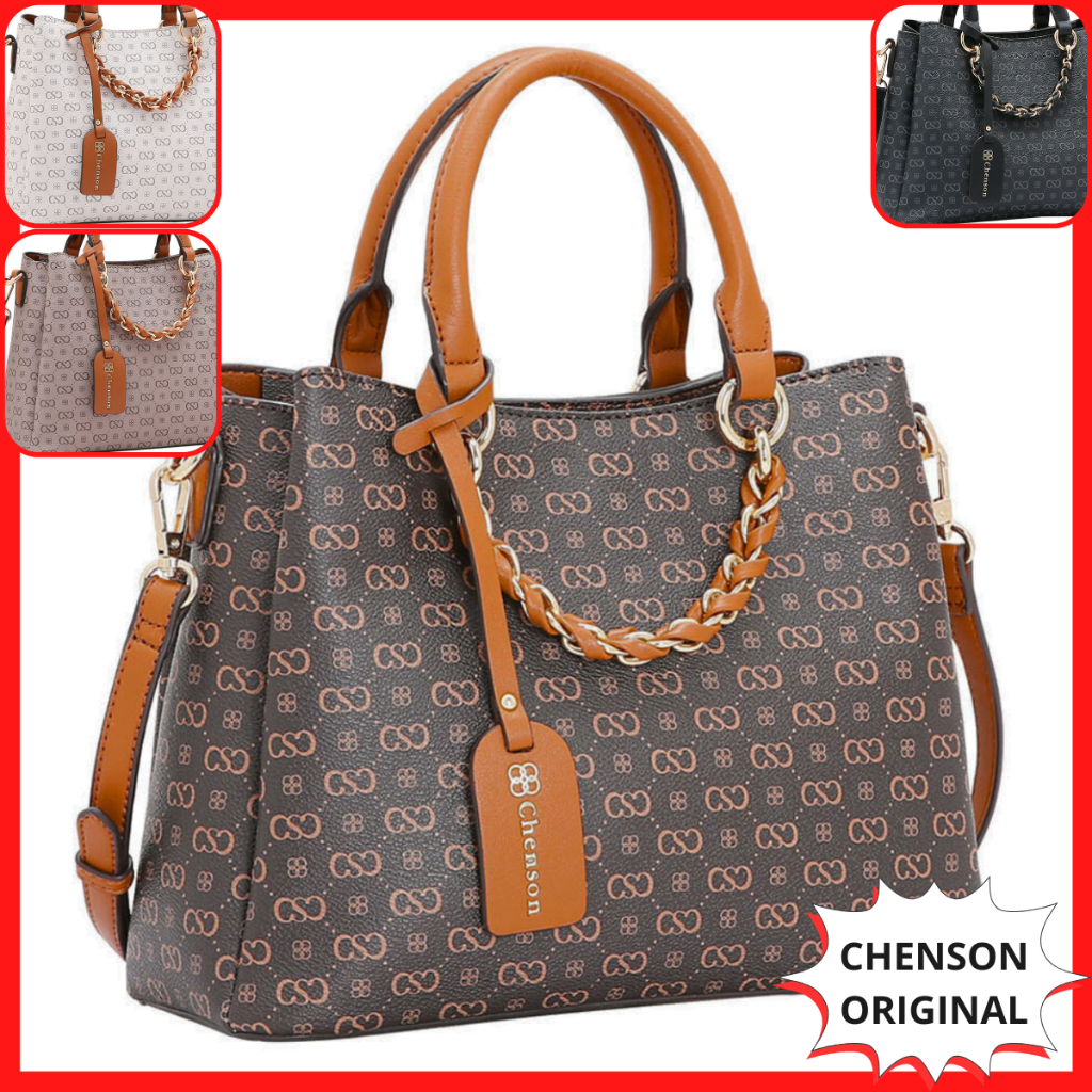 Bolsa Original de Marca Famosa Grife Luxo Chenson Lançamento Nova ...