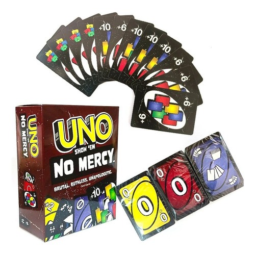 Uno No Mercy Jogo De Cartas Para Familia