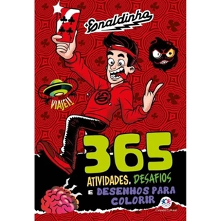 365 atividades, desafios e desenhos para colorir em Oferta na Shopee