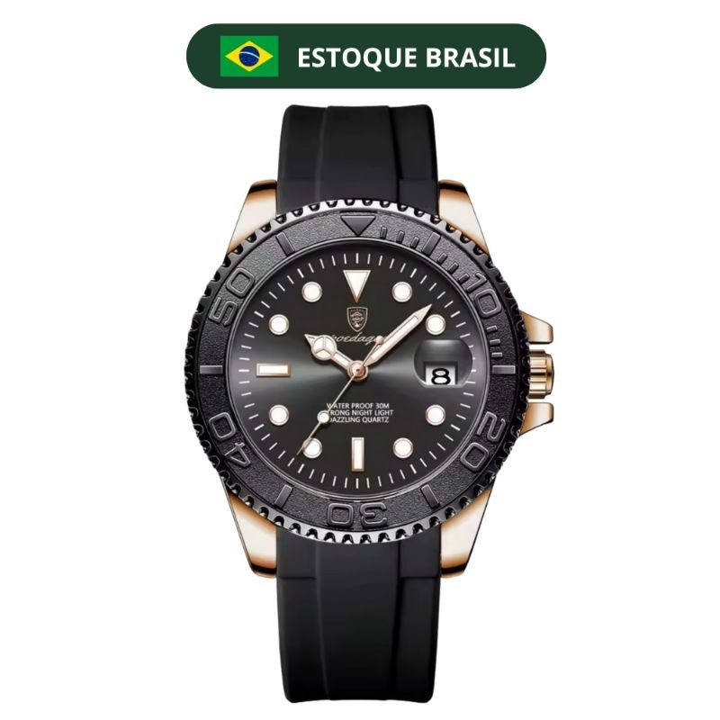 Relógio Masculino de Luxo Poedagar - Design Esportivo | Shopee Brasil
