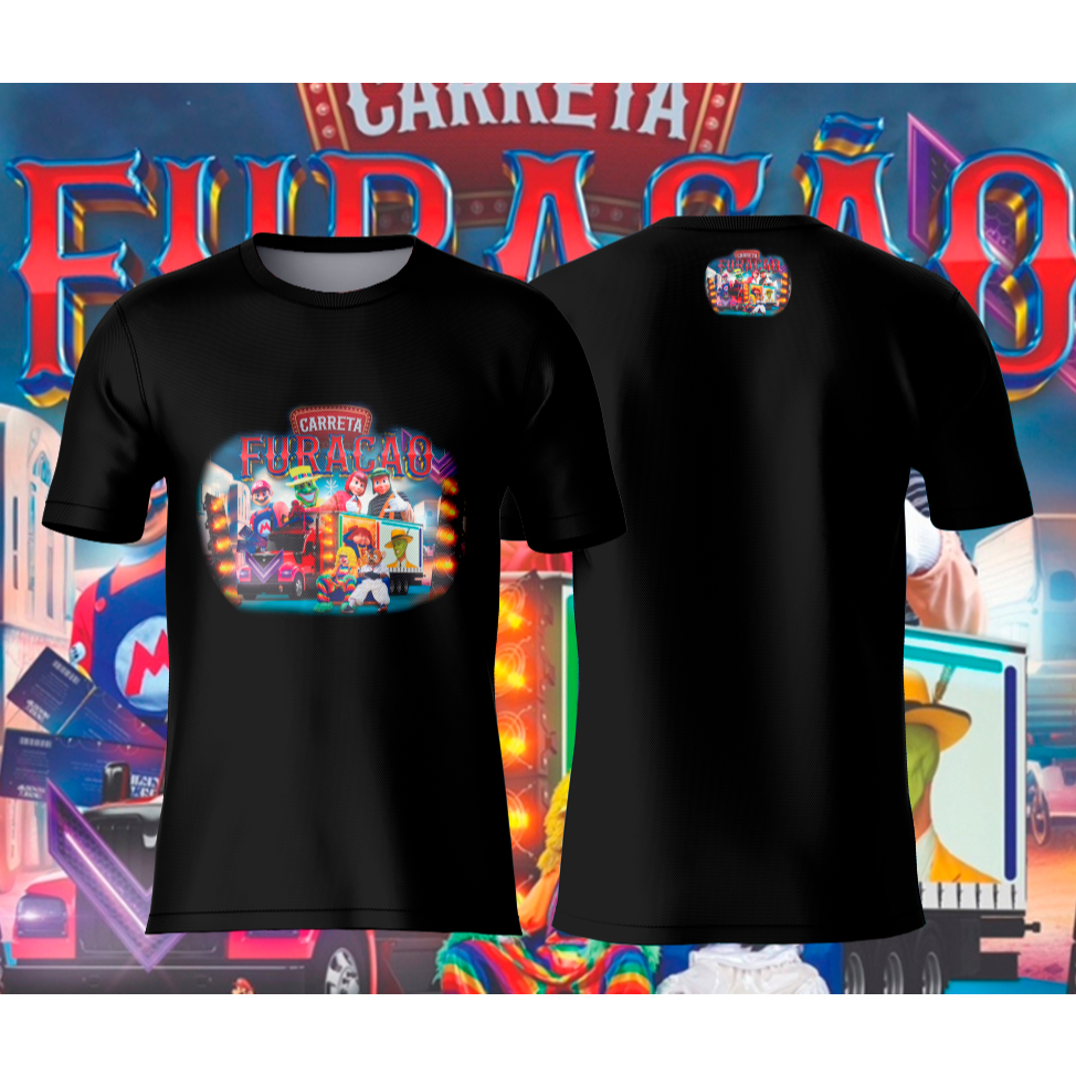 Camiseta Fofão Carreta Furacão Infatil e Adulto Varias Cores Disponivel ...