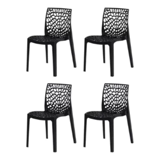 Kit 04 Cadeiras Sala de Jantar Mega Oferta!!!! Cadeiras Gruvyer