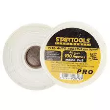 FITA PARA DRYWALL 100MTS 4.8CM MALHA 9 CX24 - 1X24