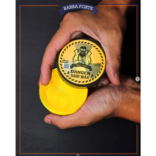Cera Barba Forte Modeladora Efeito Brilho Danger Fixação Modela Estilo 120g