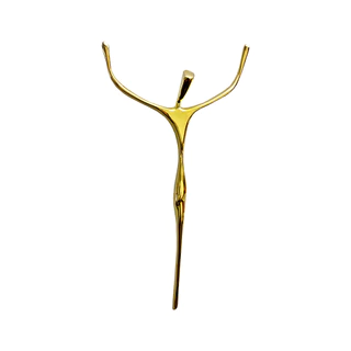 Crucifixo De Parede Ressuscitado Sem Cruz GRANDE 30 CM REF 41