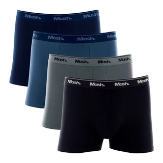 Kit 4 Cuecas Boxer Cotton Liso Tamanho Plus Size Mash