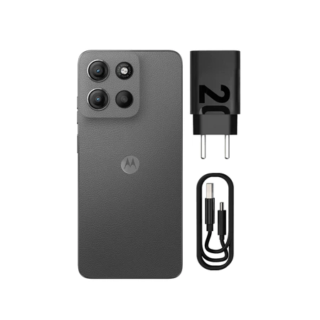 Smartphone Motorola Moto G15 256GB, 4G, 12GB RAM Boost*, Câmera 50MP, Tela FHD+ 6.7 - Grafite - Vista 5