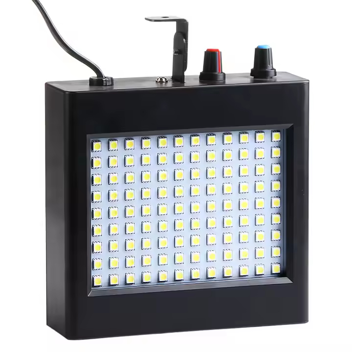 Strobo 108 Leds Rgb/branco 25w Rítmico Bivolt Automático Acessórios ...