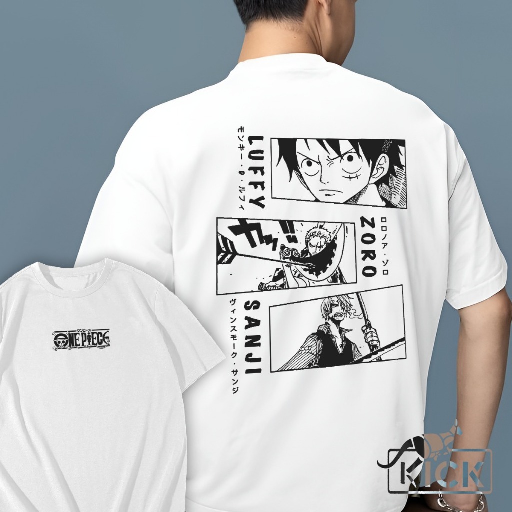 Camiseta Basica Anime One Piece Camisa Algodão Conforto