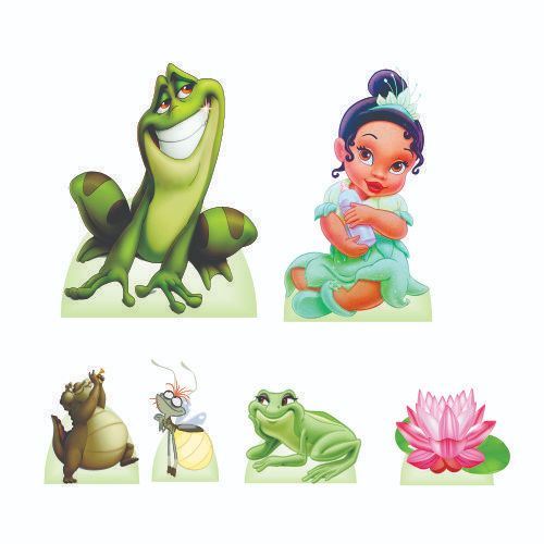 KIT DE DISPLAY EM MDF A PRINCESA E O SAPO TIANA CUTE | Shopee Brasil