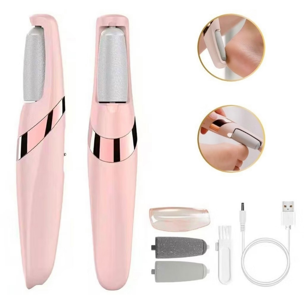 Lixa De Pé Esfoliador Elétrico Para Tirar Calos Pedicure Aparelho Portátil Recarregavel
