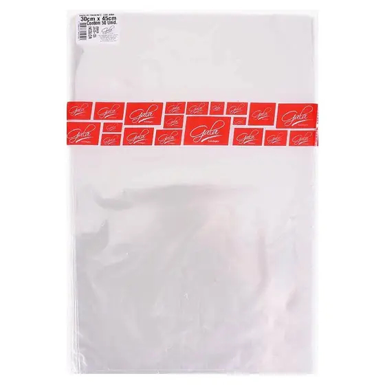 Saco Incolor Liso Transparente 30x45cm 50 Unidades Gala Embalagens ...