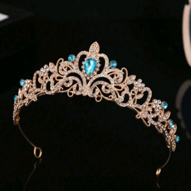 Coroa Princesa Anna - Coroa de Noiva Debutante - Coroa Cravejada em ...