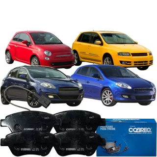 Jogo 04 Pastilha Freio Fiat 500 Bravo Stilo 1.4 1.6 1.8 em Oferta na Shopee