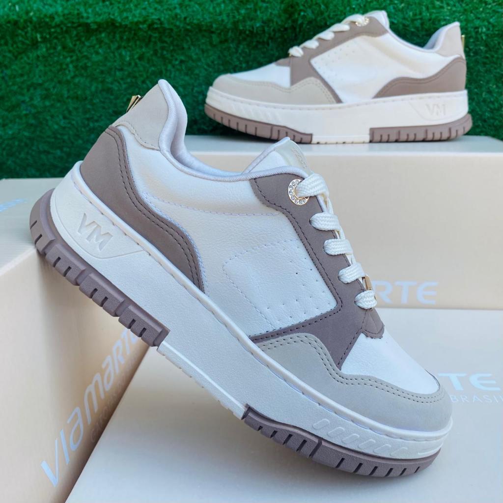 Tênis Via Marte Casual Lançamento Feminino Plataforma | Shopee Brasil