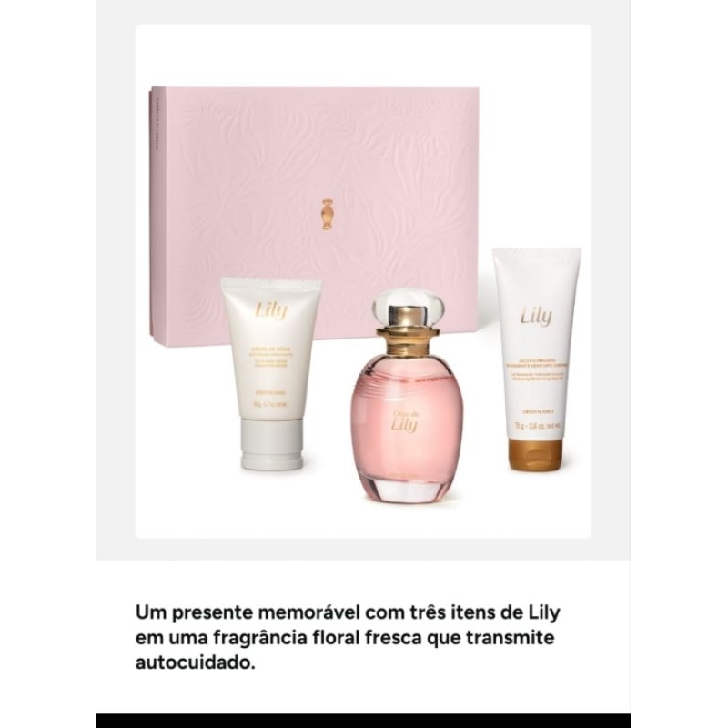 kit lily presente soleil perfume feminino | Shopee Brasil