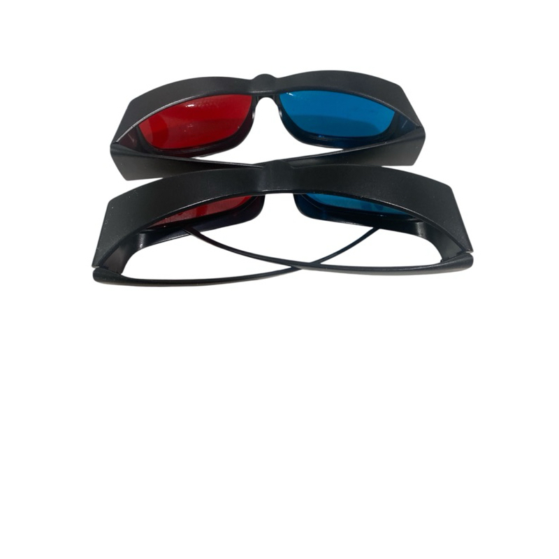 kit 2 Óculos 3d Imagens Videos Gibis Vermelho Azul