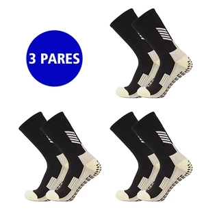 Jcolour Kit 3 Meias Esportivas Profissionais Antiderrapantes para Academia e Exercicios ao Ar Livre