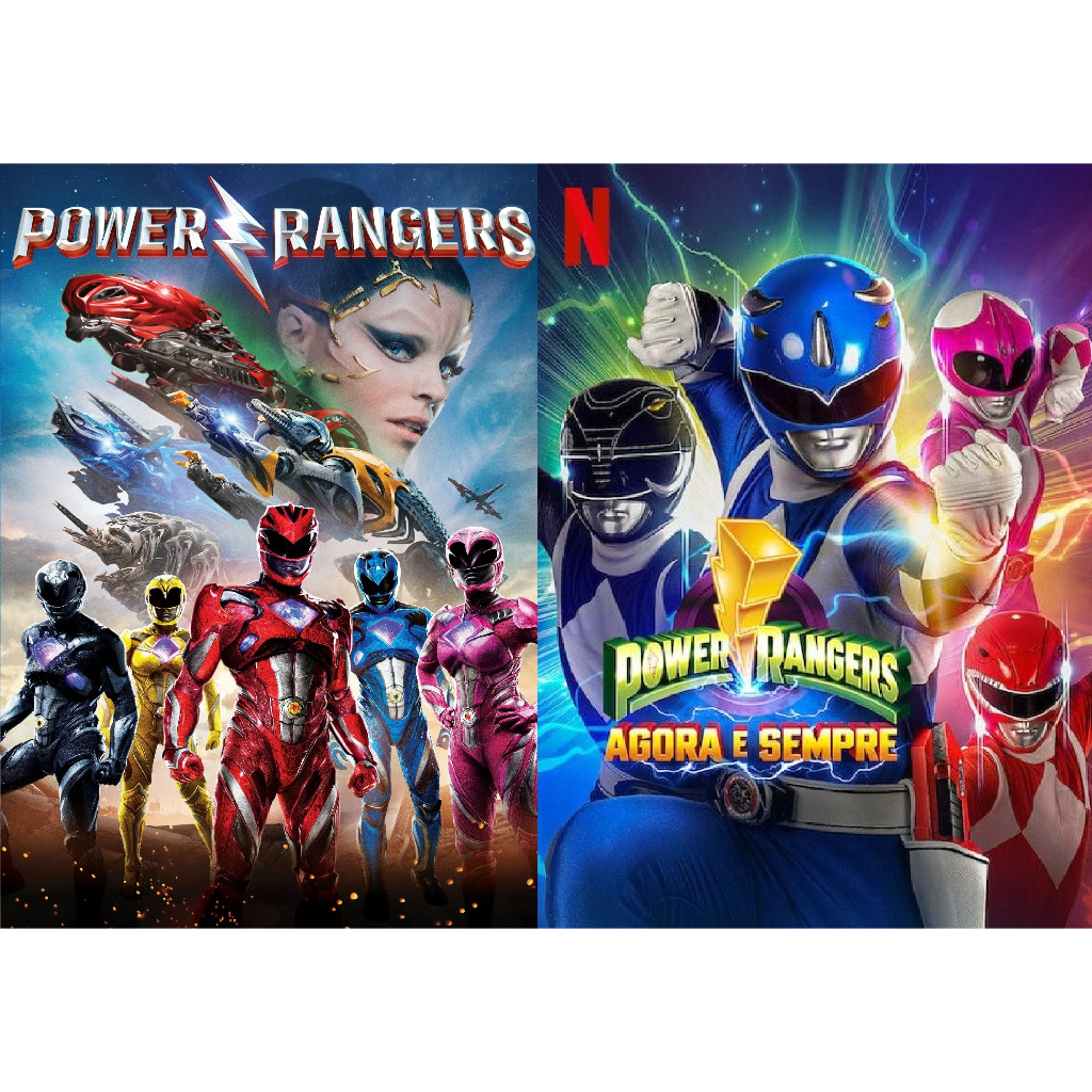 Power Ranger Coleção Completa com todos os Filmes 2 DVDS | Shopee Brasil