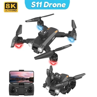 S11 Drone Fotografia Aérea Profissional 8KCâmera Dupla Quadcopte Evitar Obstáculos em Oferta na Shopee