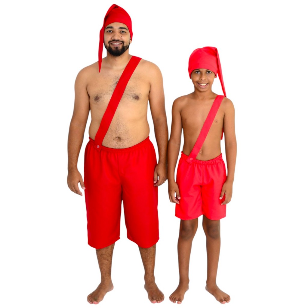 Fantasia Saci Pererê Cosplay Adulto Saci | Shopee Brasil