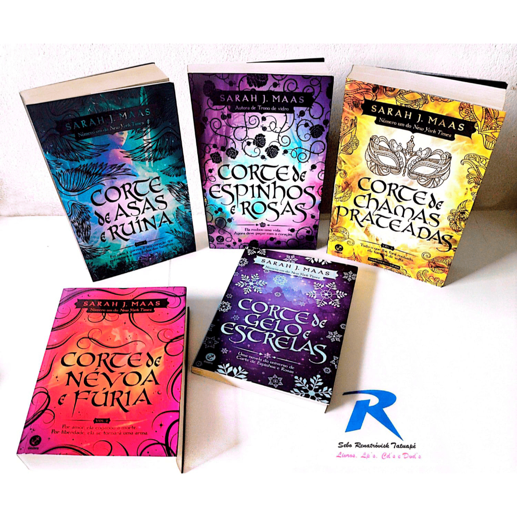 Coleção - Acotar - Corte de Espinho e Rosas - 5 Volumes - Editora ...
