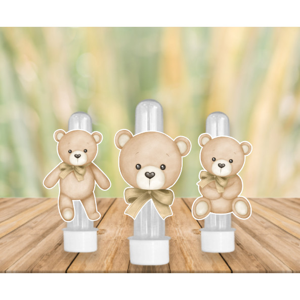 Apliques CHÁ DE BEBÊ DOURADO 6x4cm – Lembrancinha e Decoração Festa