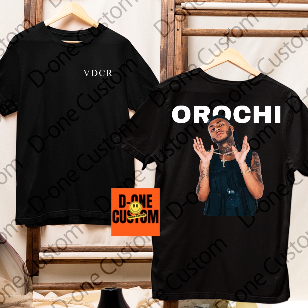 Camiseta Foto Orochi Vida Cara Album Novo Rap Trap Funk Celebridade ...