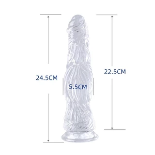 Dildo, Consolo, Monster com Ventosa Silicone 5.5*24.5 CM