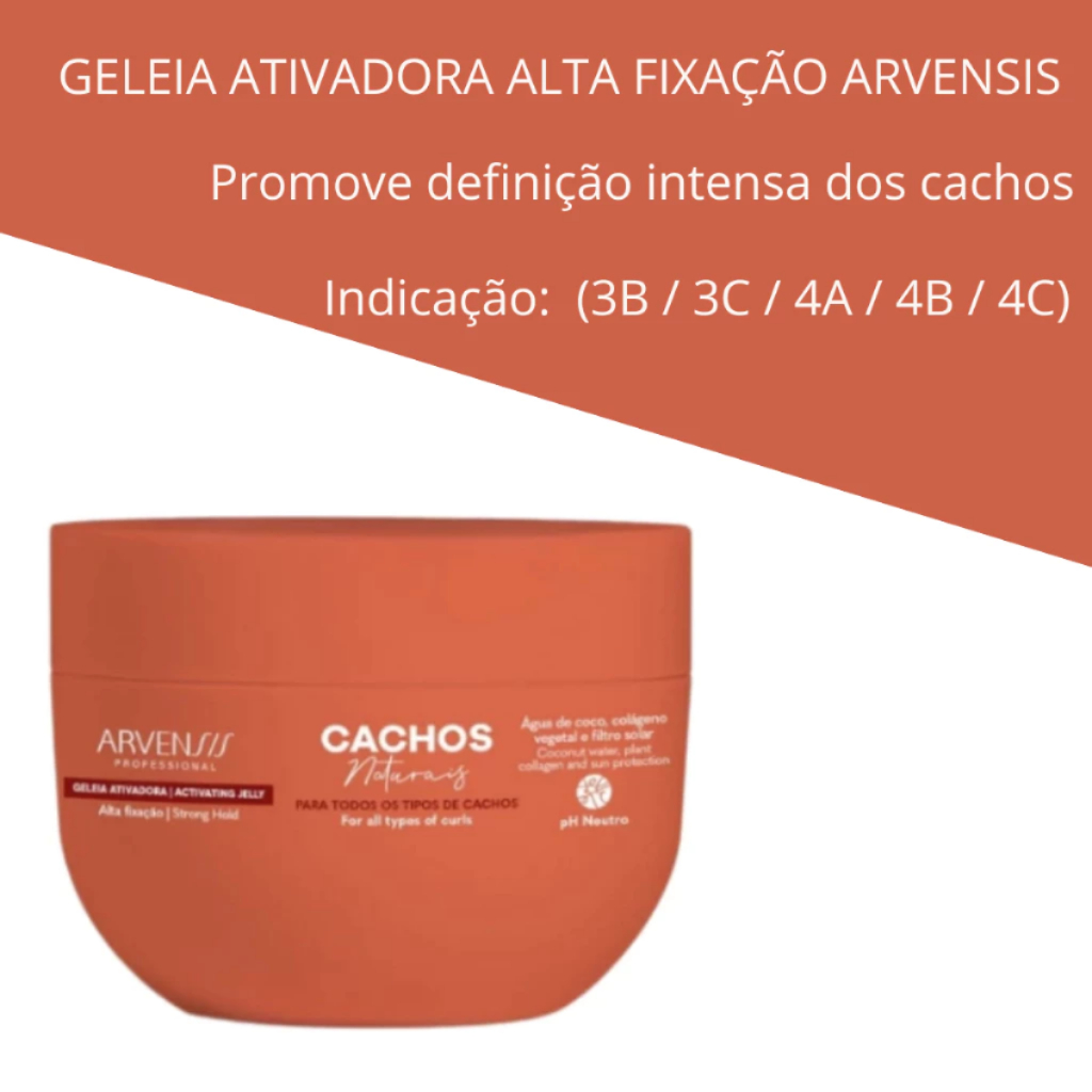 Kit Arvensis Mascara 2 x 1 + Geleia Ativadora Alta Fixação - 500g