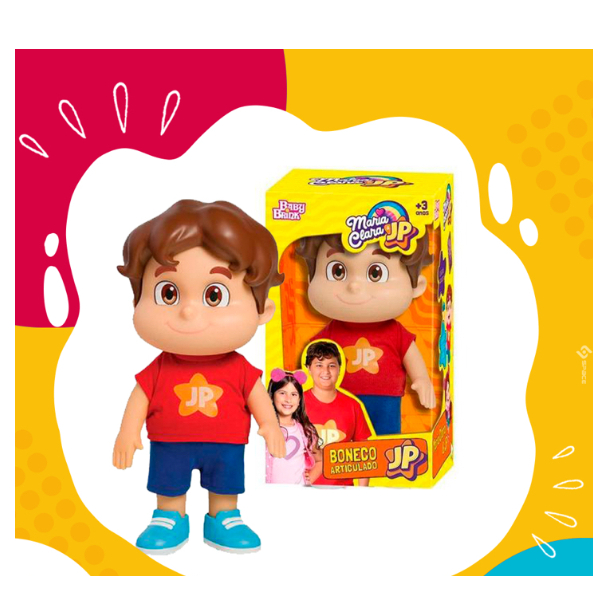 Boneco JP Articulado 27 Cm Baby Brink Original | Shopee Brasil