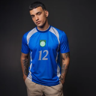 Camisa Palmeiras Retrô Marcos 1999 Manga Curta Masculina