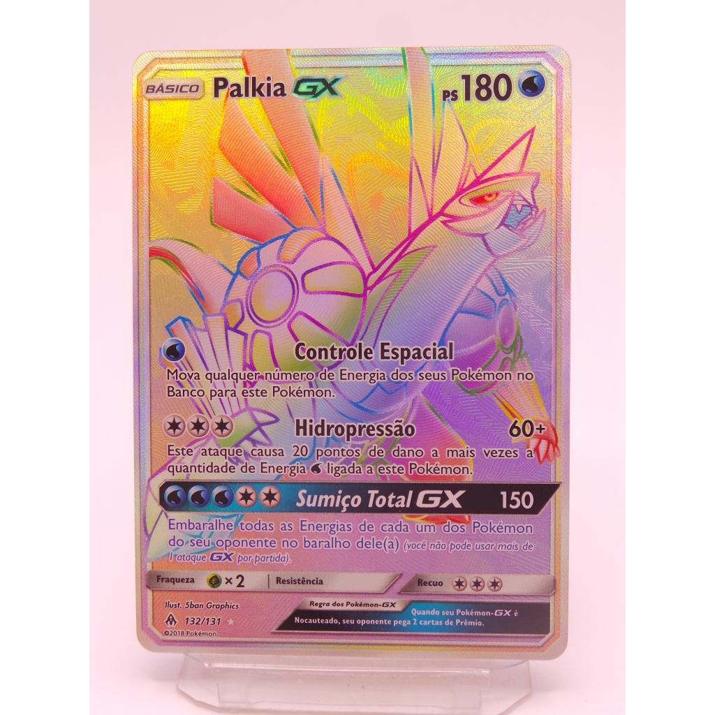 palkia gx pokemon card value Arceus & Dialga & Palkia GX Hyper Rare - 258/236 - Cosmic Eclipse main image 0