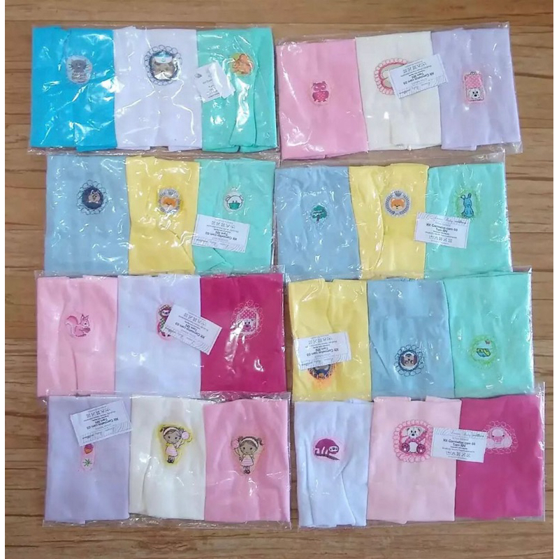 Kit 9 Camisetas Infantil Menina Menino Recém Nascido RN Roupas de Bebê Camiseta Bordado em Oferta na Shopee