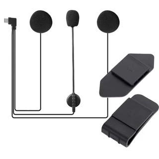 Fones de Ouvido Clip Suporte Compatível Intercomunicador EJEAS V6 PRÓ+ Novo (NÃO SERVE V6PLUS)
