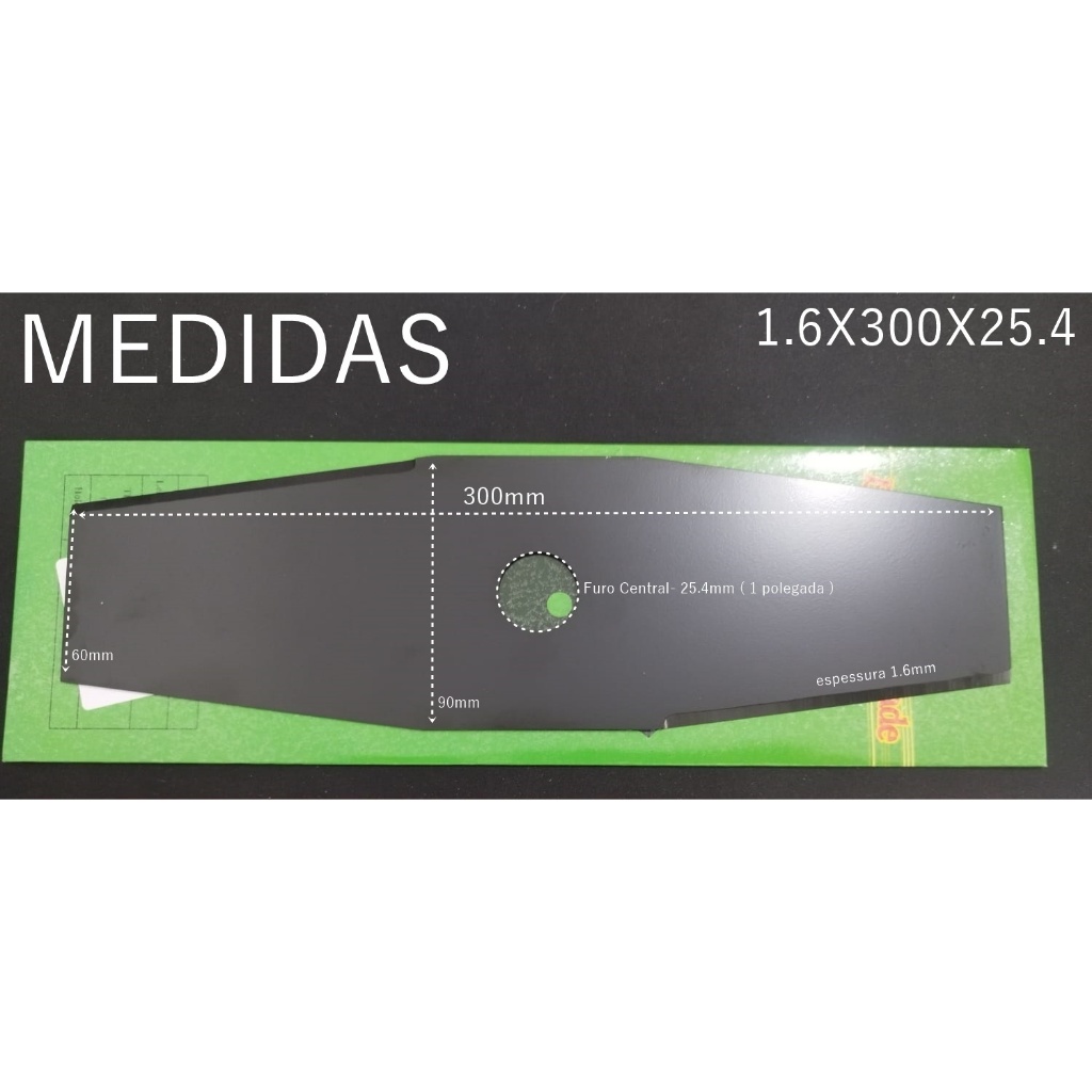 Caixa Transmissão Ponteira + Lâmina 2 Pontas P/ Roçadeira Toyama