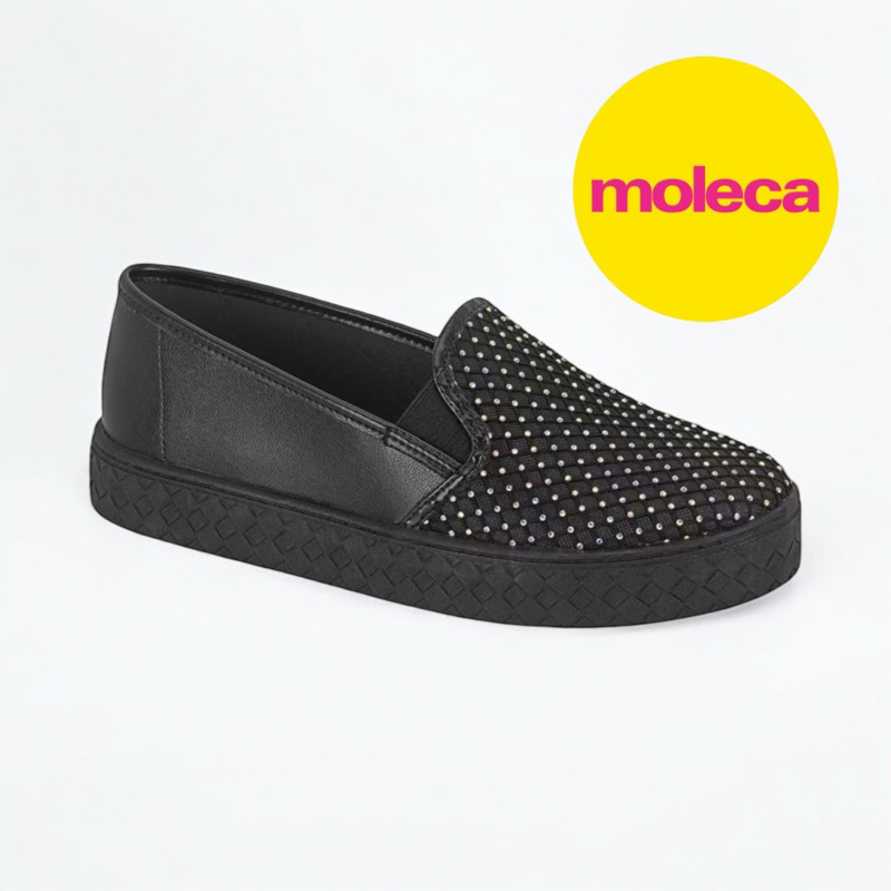 Slip On Casual Moleca com Brilho Shopee Brasil