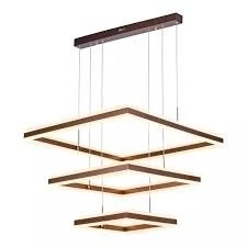Lustre Pendente Sindora Dcd03049 Marrom Led Bivolt