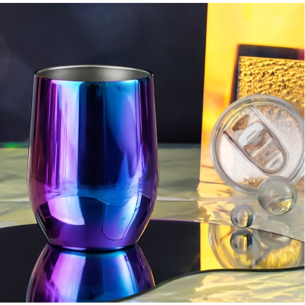 Copo Cuia Térmica 350ml Em Inox Com Tampa Acrílica Envio Imediato