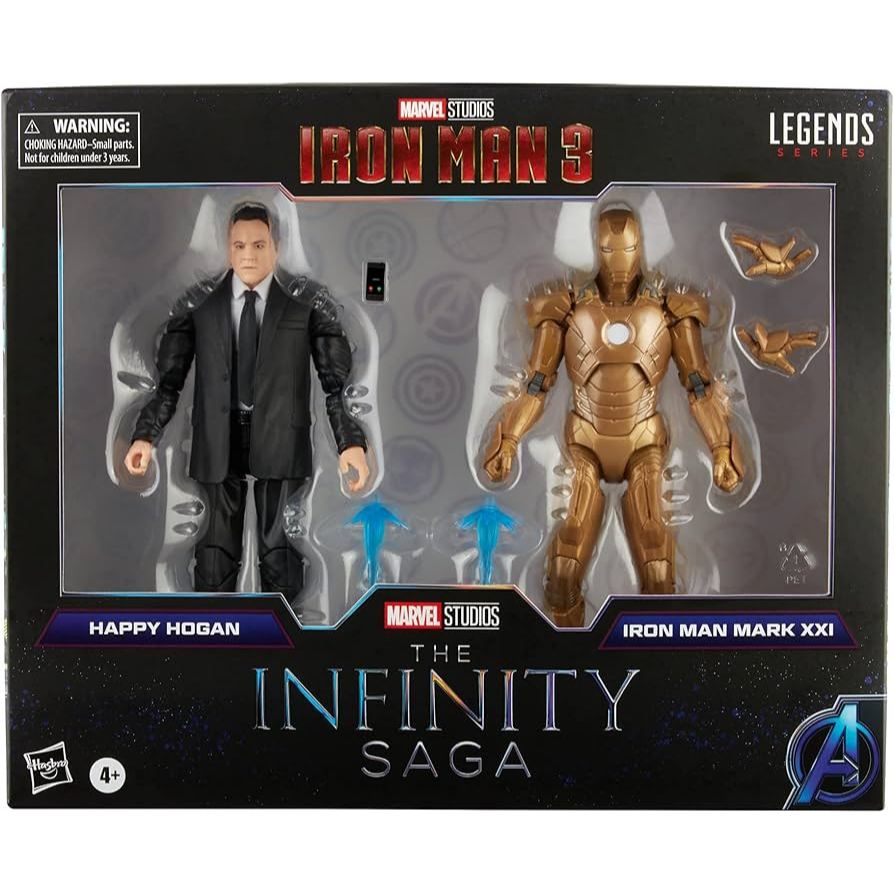 アメコミ Marvel Legends Happy Hogan & Iron Man Pack Marvel Legends Infinity Series Happy Hogan & Iron Man Mark 21