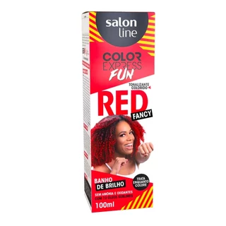 Tonalizante Color Express Fun Fancy Red Salon Line 100ml em Oferta na Shopee