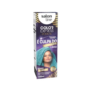 Kit Color Express Zodiac Verde Água É Culpa do Ascendente 100ml Salon Line em Oferta na Shopee